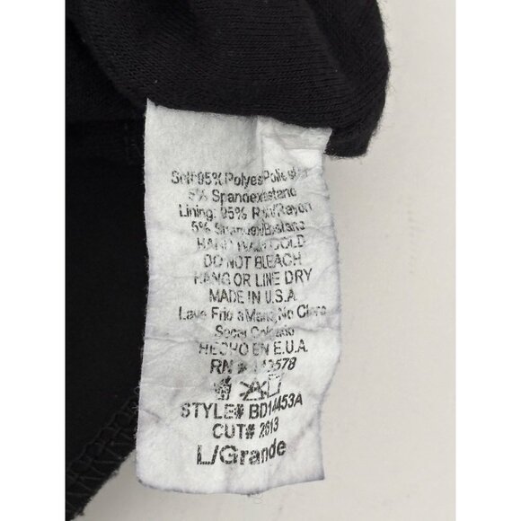 Y2K Dress Large Shimmer Metallic BodyCon Night Out Disco Futuristic Cyberpunk - Picture 4 of 14